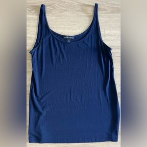 Eileen Fisher stretchy navy blue S tank top